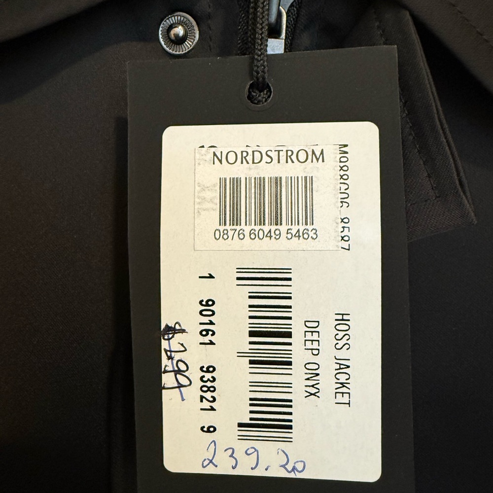 PAIGE Men's Black Satin Jacket - Picture 6 of 7